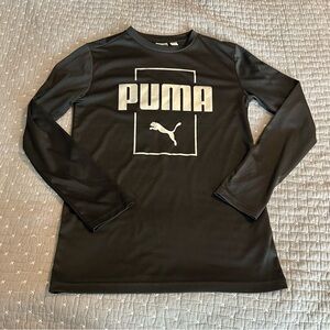 Puma Black Long Sleeve Dry-Fit M (10/12)